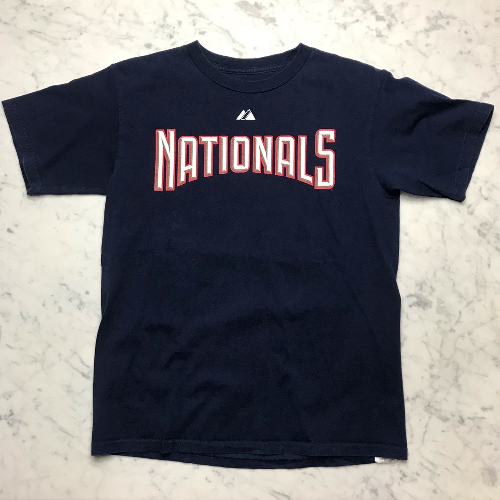 Majestic Washington Nationals Strasburg Jersey Tee